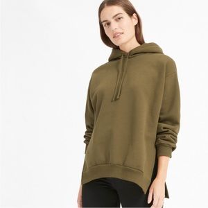 everlane oversized fleece hoodie